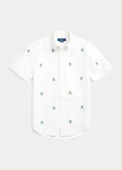 Men's Polo Ralph Lauren Classic Fit Palm Tree Shirts | 739461WZM